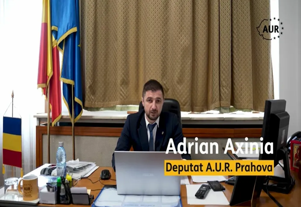 Deputatul AUR Adrian Axinia: "Creşterea salariului minim pe economie la 3.700 de lei este o măsură prin care Guvernul PSD - PNL vrea să mai smulgă 157 de lei de la fiecare angajat român”