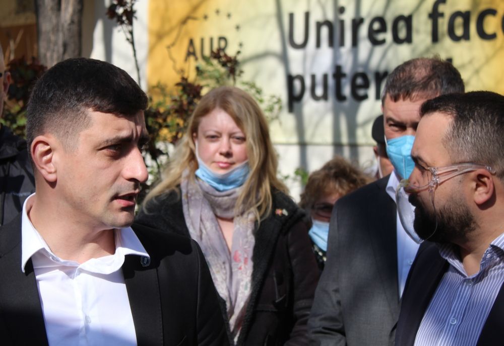 Video: George Simion prezent la inaugurarea sediului AUR de la Brăila
