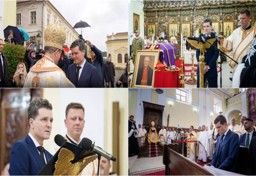 NICUȘOR DAN A PARTICIPAT LA ÎNMORMÂNTAREA CARDINALULUI MUREȘAN: ROMÂNIA PARE CĂ ȘI-A PIERDUT REPERELE