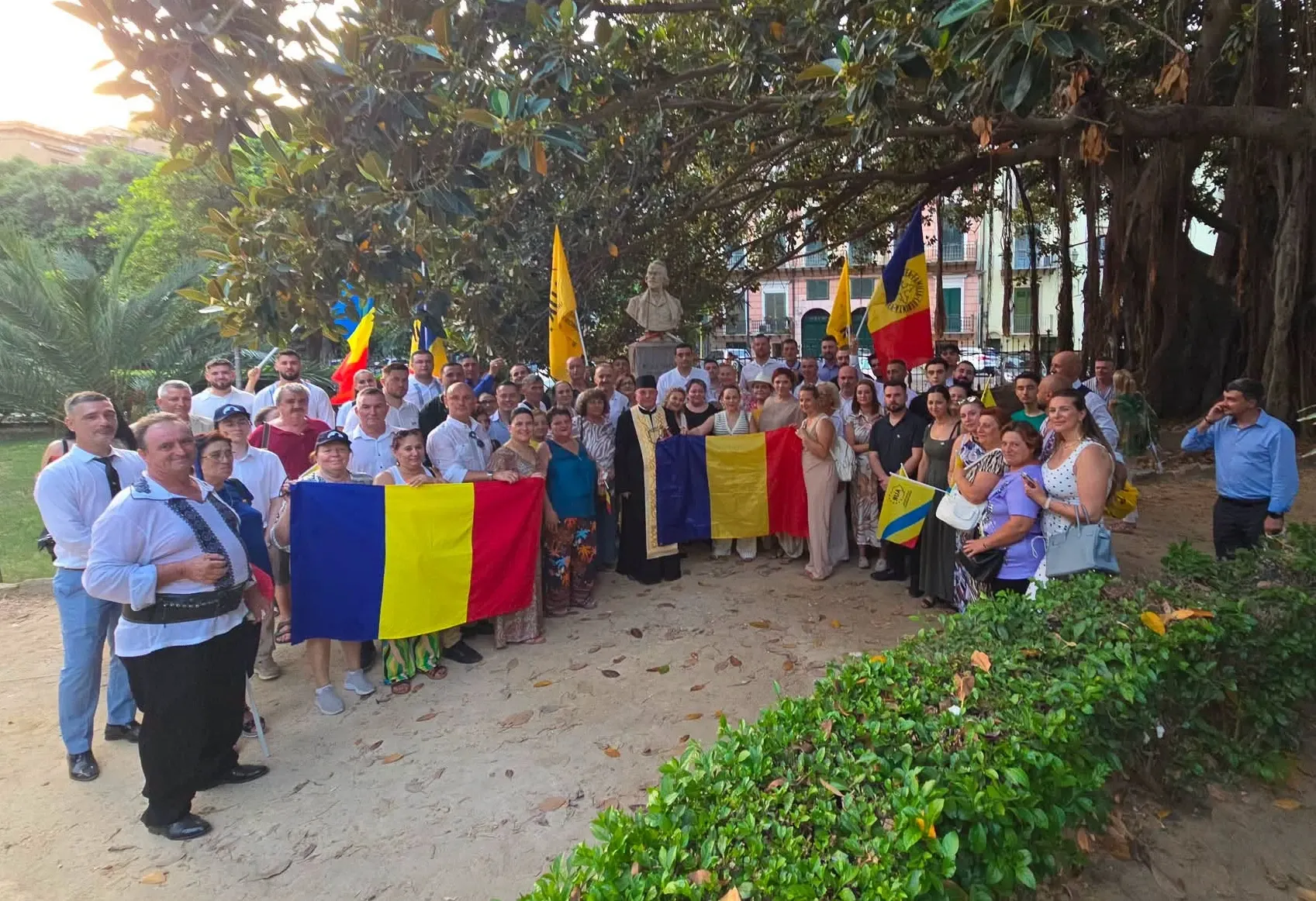 Tricolorul a fluturat la Palermo