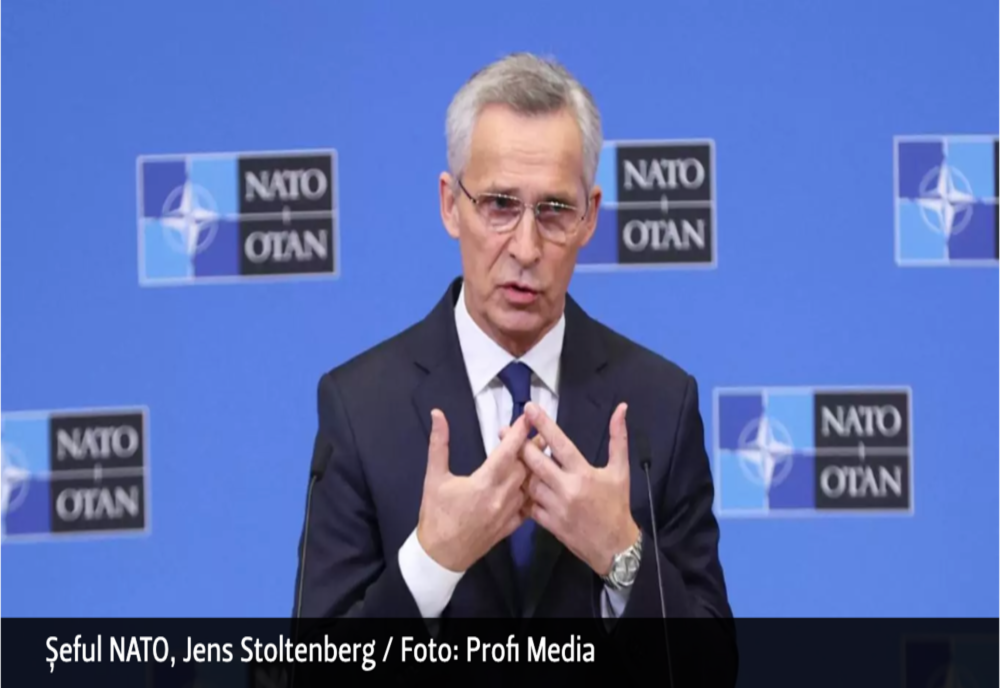 Șeful NATO, mesaj tranșant de la București: PUTIN trebuie oprit, nu putem lăsa autocrația să triumfe