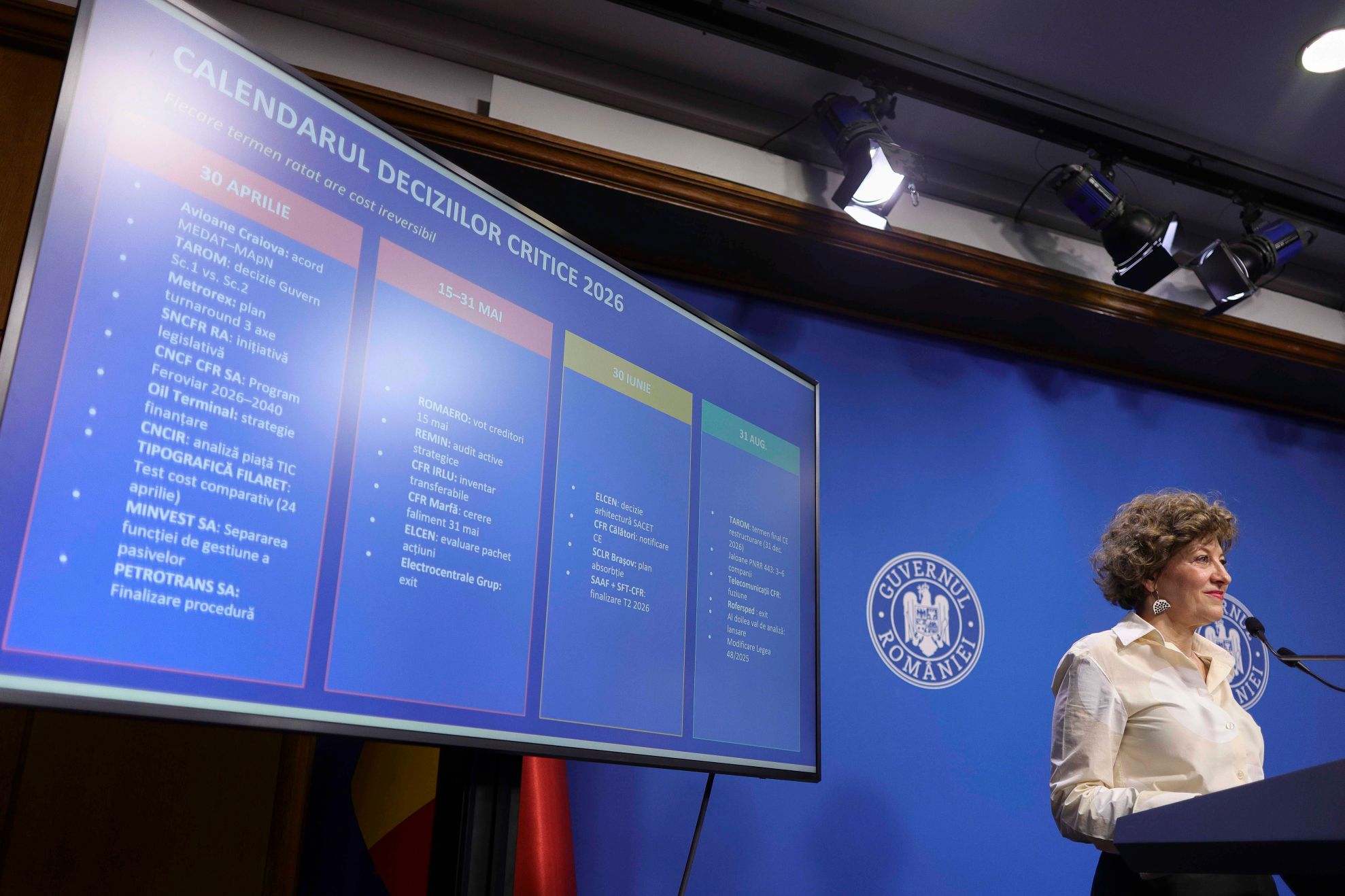 Vicepremierul Oana Gheorghiu (Inquam Photos/Octav Ganea)