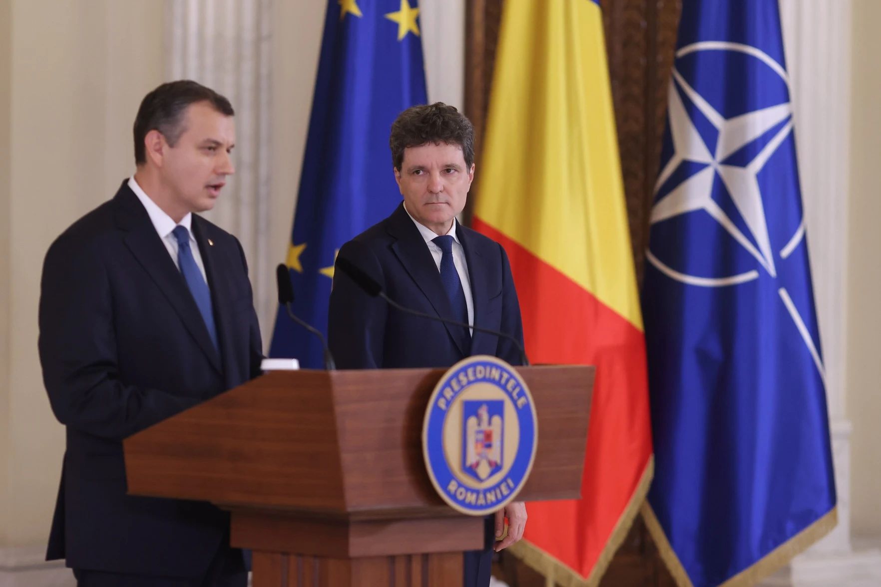 Eugen Tomac și Nicușor Dan (Inquam/George Călin)