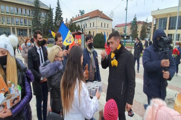 George Simion primit ca un mare lider la Cluj