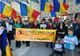Protest AUR organizat la Bruxelles, în faţa sediului Comisiei Europene: Manifestație faţă de discriminarea românilor cu privire la refuzarea aderării ţării noastre la Schengen