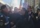 Protest AUR în fața sediului ASF, din cauza prețurilor RCA. Au intervenit jandarmii - VIDEO